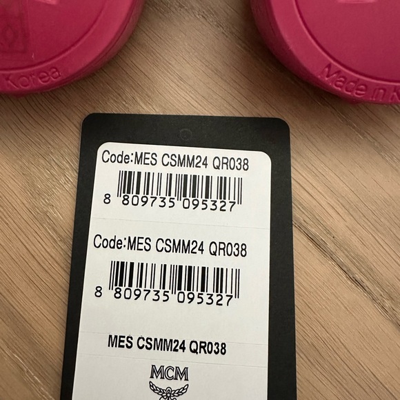 MCM Fuchsia Slide Sandals - Picture 9 of 9